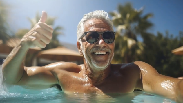 hombre-mayor-disfrutando-de-la-piscina-de-verano